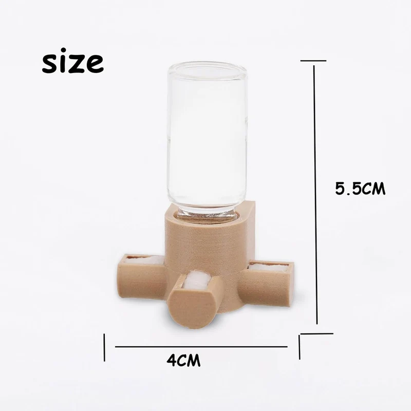 Springspinnen-Wasserspender, magnetischer Futterspender zum Aufhängen, geeignet für Springspinnen, V