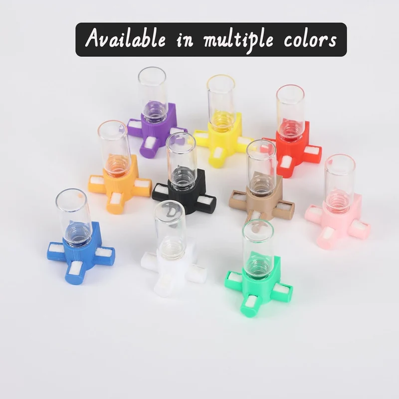 Springspinnen-Wasserspender, magnetischer Futterspender zum Aufhängen, geeignet für Springspinnen, V