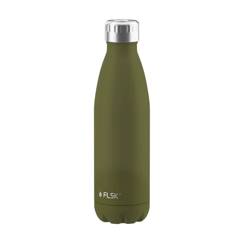 Trinkflasche FLSK 0,5l Olive To-Go / Bottle