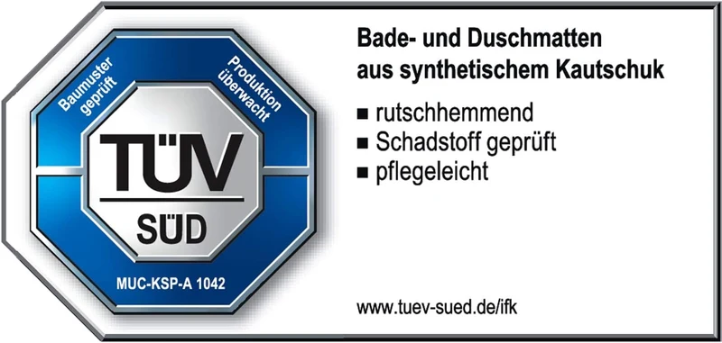 RIDDER Duscheinlage Tecno weiss Ø 55 cm, Weiß