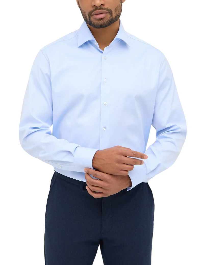 ETERNA Herren Cover Shirt MODERN FIT 41 Hellblau, 41 Hellblau