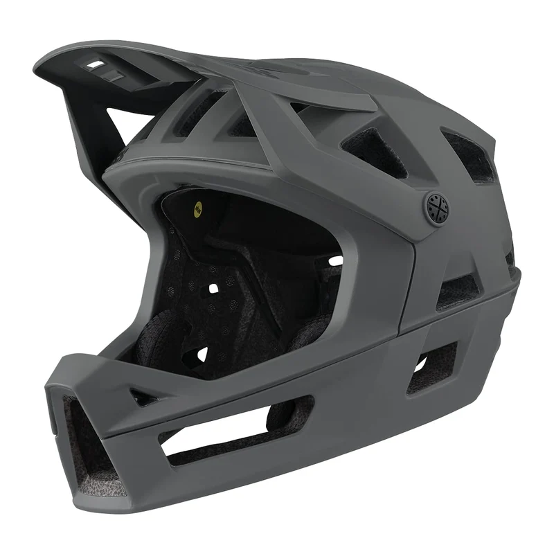 IXS Enduro MTB-Helm Trigger FF MIPS Olive Graphit L (58-62cm), Graphit L (58-62cm)