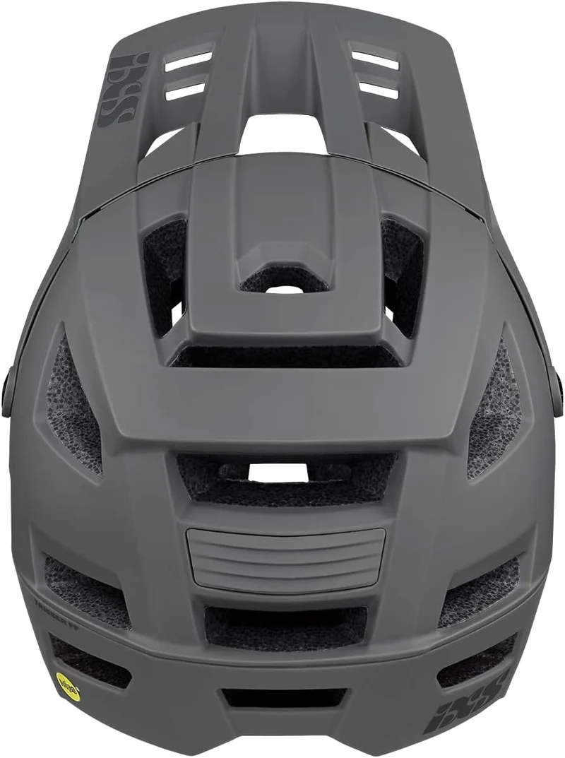 IXS Enduro MTB-Helm Trigger FF MIPS Olive Graphit L (58-62cm), Graphit L (58-62cm)