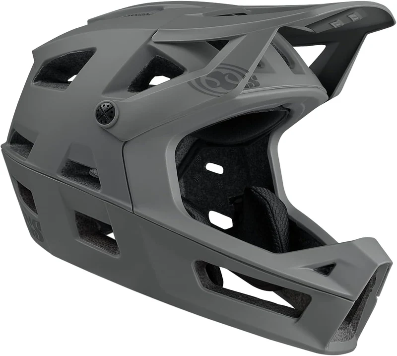 IXS Enduro MTB-Helm Trigger FF MIPS Olive Graphit L (58-62cm), Graphit L (58-62cm)