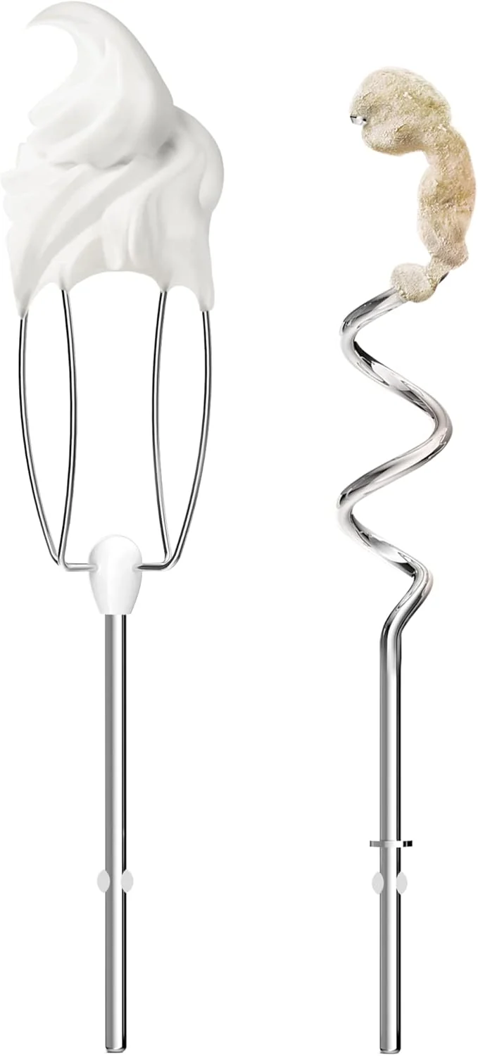 Tefal HT464138 Prep'Mix Hand Mixer with Rotating Bowl 2.5 L 500 W White