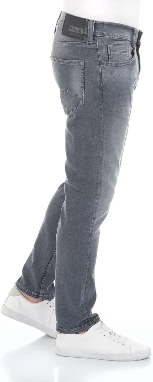 MUSTANG Herren Jeans Hose Oregon Tapered 33W / 36L Light Grey Denim (1009375-313), 33W / 36L Light G