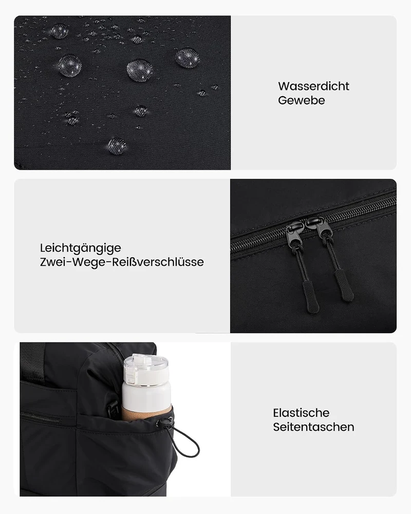 LOVEVOOK Reisetasche Damen, Leicht Kliniktasche Geburt Krankenhaustasche, Weekender Handgepäck Tasch