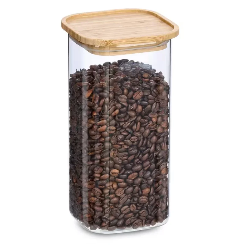 Vorratsglas mit Bambusdeckel, 1600 ml