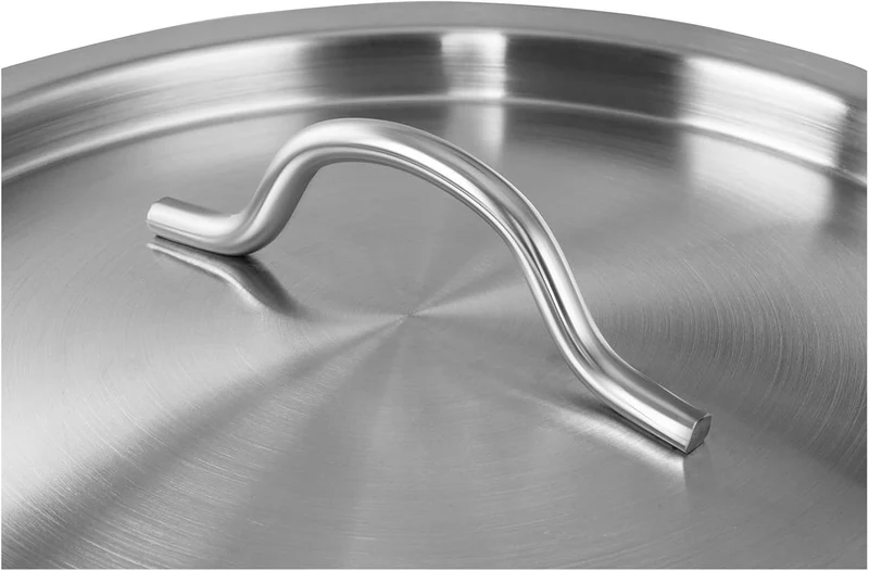 Royal Catering Kochtopf gross 106 L / 60 cm Innendurchmesser Edelstahl für alle Herdarten mit Deckel