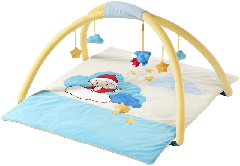 Unser Sandmännchen 658578 Sandmann Baby Decke mit Spielbogen,