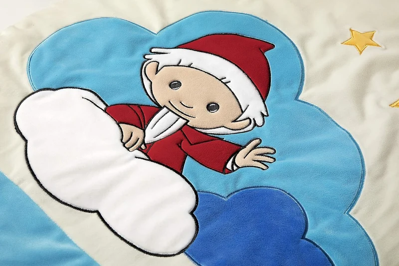 Unser Sandmännchen 658578 Sandmann Baby Decke mit Spielbogen,