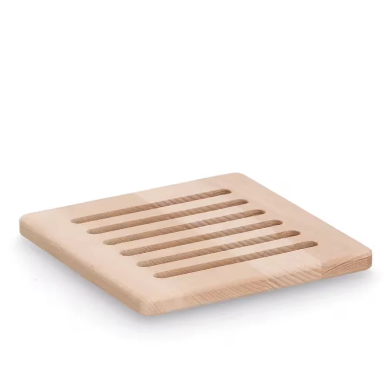 Topfuntersetzer, Buche 20 x 20 x 1,5 cm