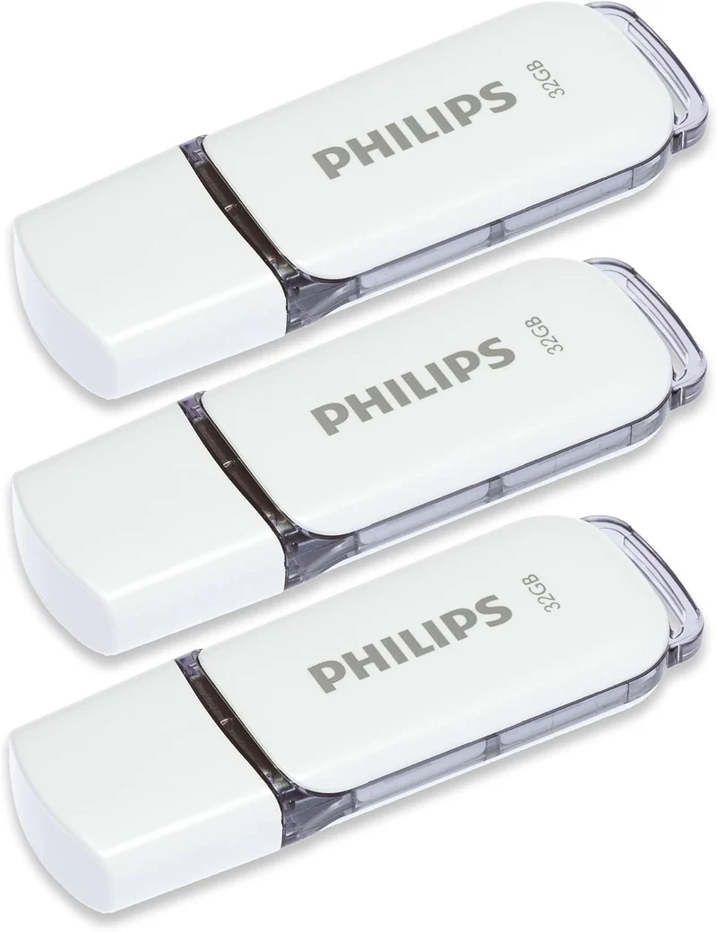 Philips Snow Edition 2.0 USB-Flash-Laufwerk USB-Stick 3X 32GB für PC, Laptop, Computer Data Storage,
