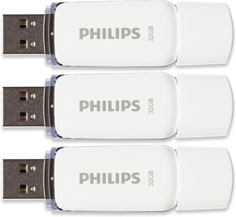 Philips Snow Edition 2.0 USB-Flash-Laufwerk USB-Stick 3X 32GB für PC, Laptop, Computer Data Storage,