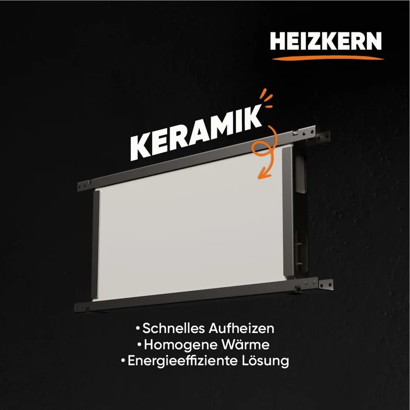BESTHERM Bestherm Lesso Connect Elektroheizkörper Heizung, WLAN, mit trockener Trägheit, Keramik, 15