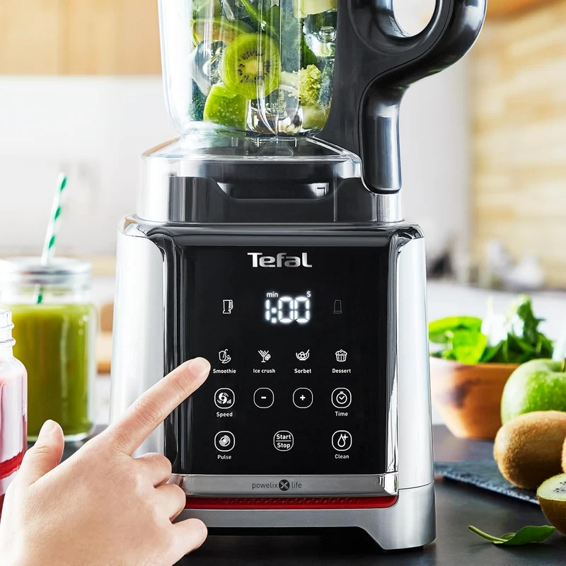 Tefal InfinyMix Hochgeschwindigkeits-Standmixer, 5 Auto-Programme + manuelle Einstellung, 2,6-l-Trit