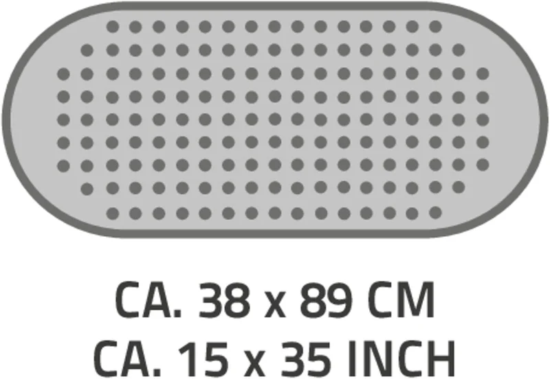 RIDDER Wanneneinlage Tecno dunkelgrün 38x89 cm
