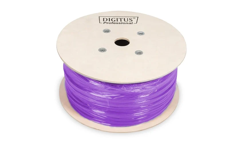 DIGITUS 305 m Cat 6 Netzwerkkabel - F-UTP Simplex - BauPVO Dca - LSZH Halogenfrei - 250 MHz Kupfer A