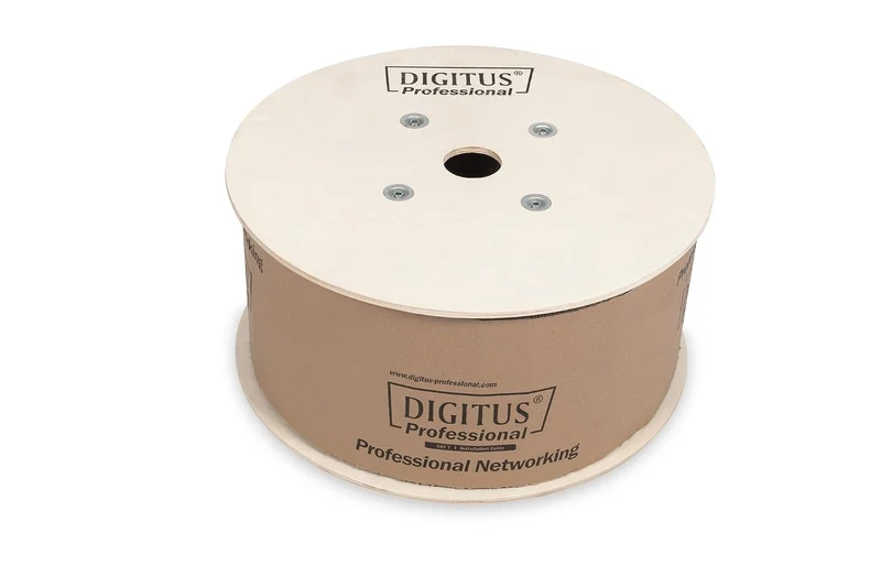 DIGITUS 305 m Cat 6 Netzwerkkabel - F-UTP Simplex - BauPVO Dca - LSZH Halogenfrei - 250 MHz Kupfer A