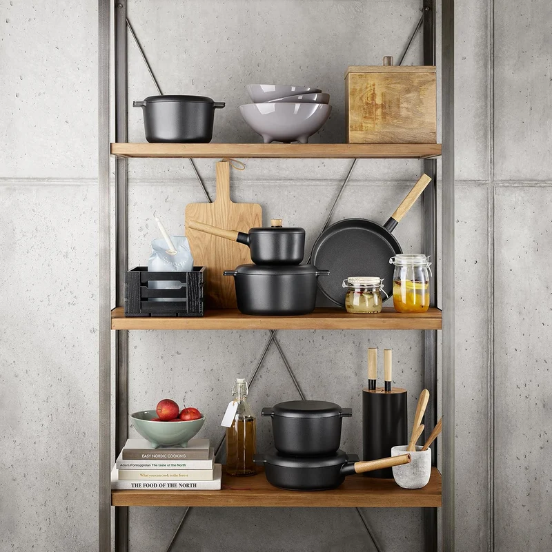 EVA SOLO | Sautierpfanne Ø24 Nordic Kitchen | Aufgrund des leichten Materials leicht anzuwenden | Bl