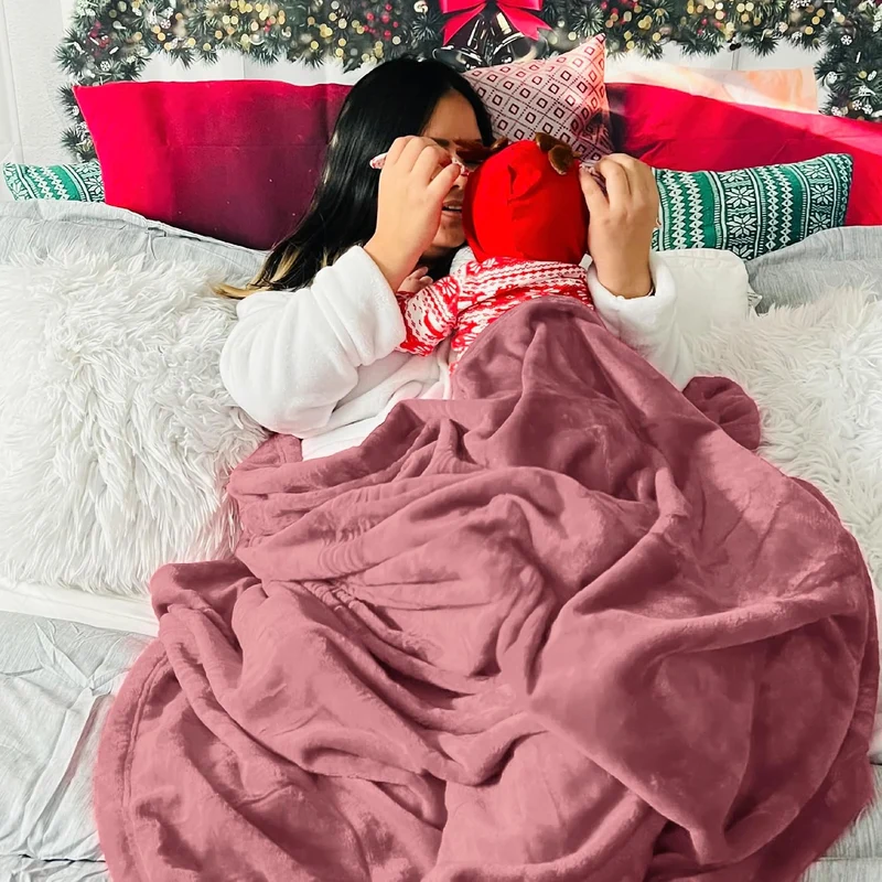 BEDSURE Kuscheldecke Flauschig Decke Fleecedecke - Wohndecke Warm Winter Weich, Sofadecke XL, Gesche