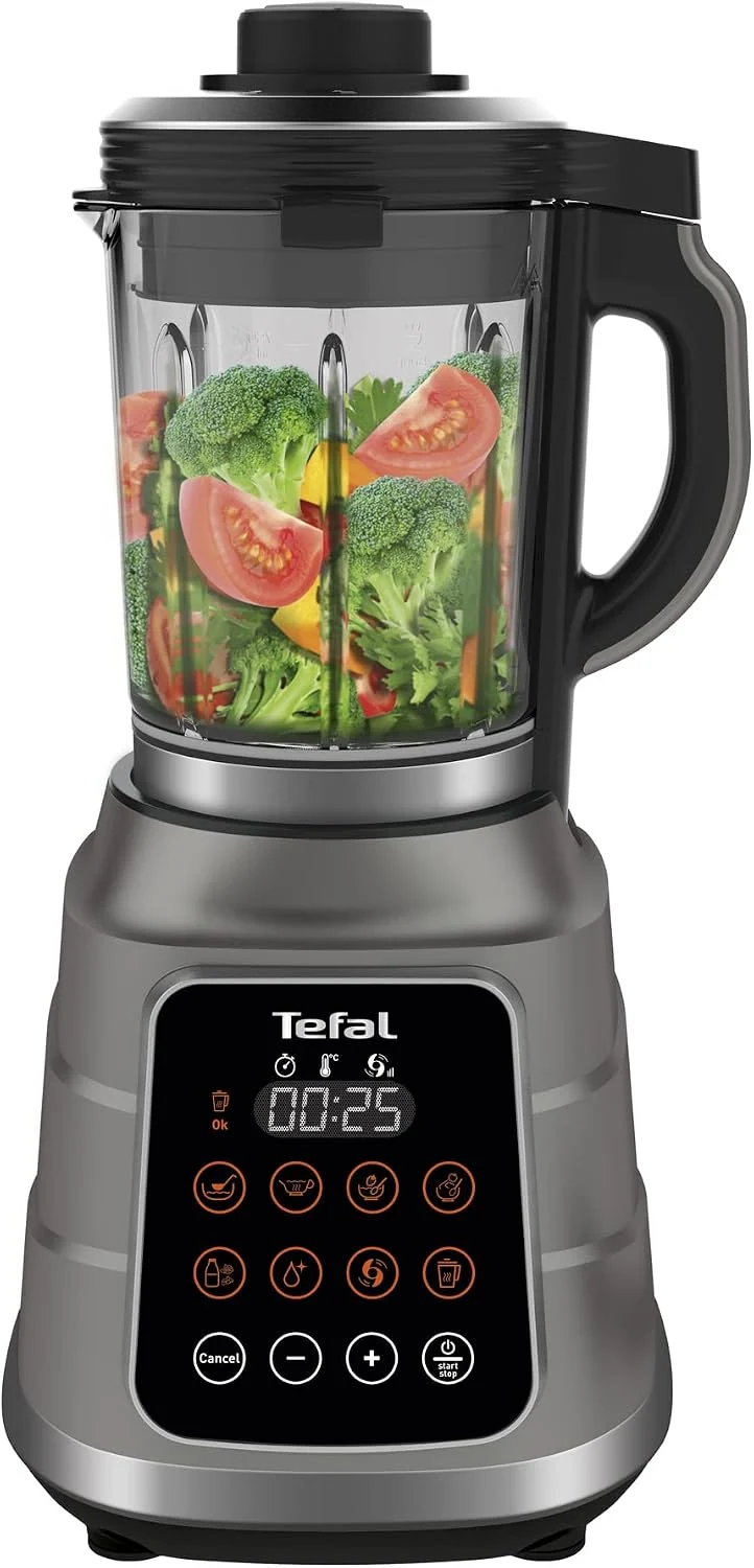 Tefal BL985A31, Stabmixer, Schwarz-Silber