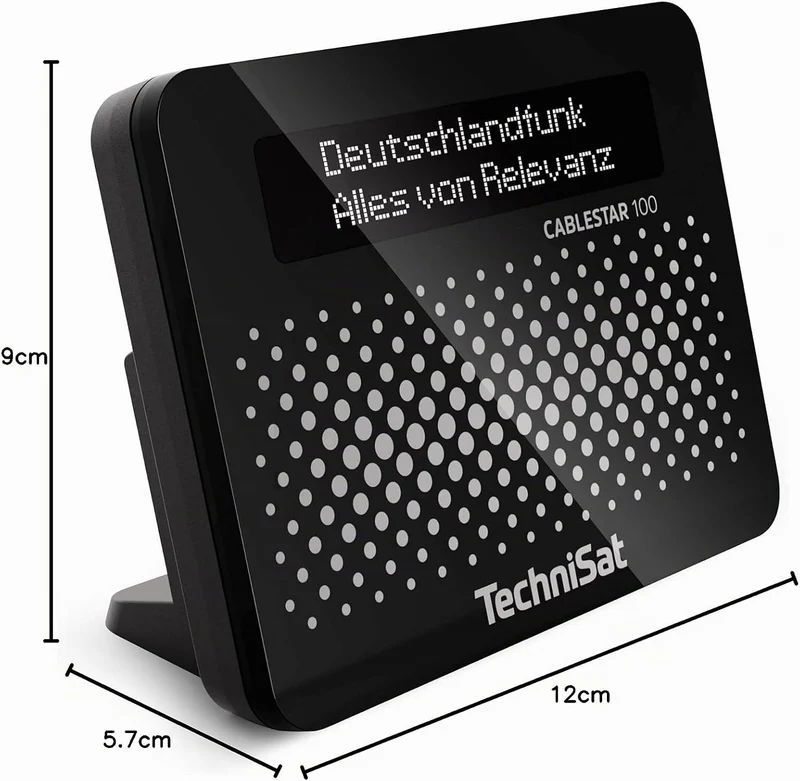 CABLESTAR 100 Digitalradio (für unverschlüsselte digitale Radioprogramme via Kabelnetz) schwarz