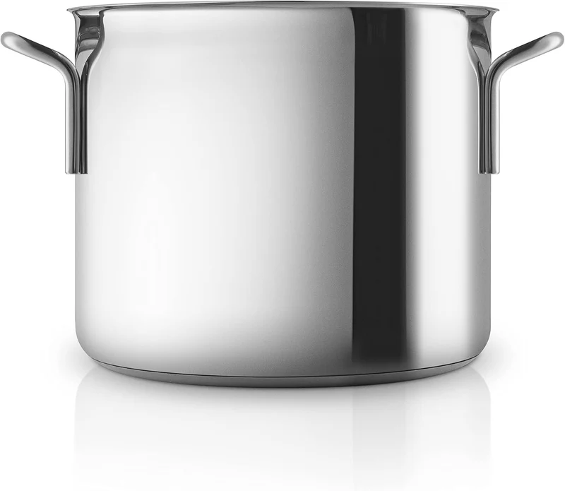 Eva Trio | Stainless Steel Topfset 4 St. 1,8 l 3,6 l 4,8 l & Pasta-Einsatz |Komplettes Set aus Töpfe