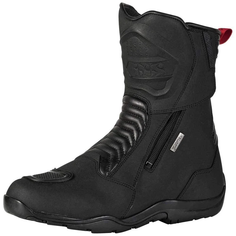 IXS Pacego ST Tour Stiefel - Atmungsaktiv & Wasserdicht - Rindsleder 41 EU Schwarz, 41 EU Schwarz