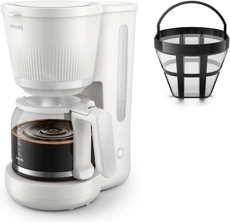 Cafetière Filtre Philips HD7411/00 Serie 3000 1,3L Blanc