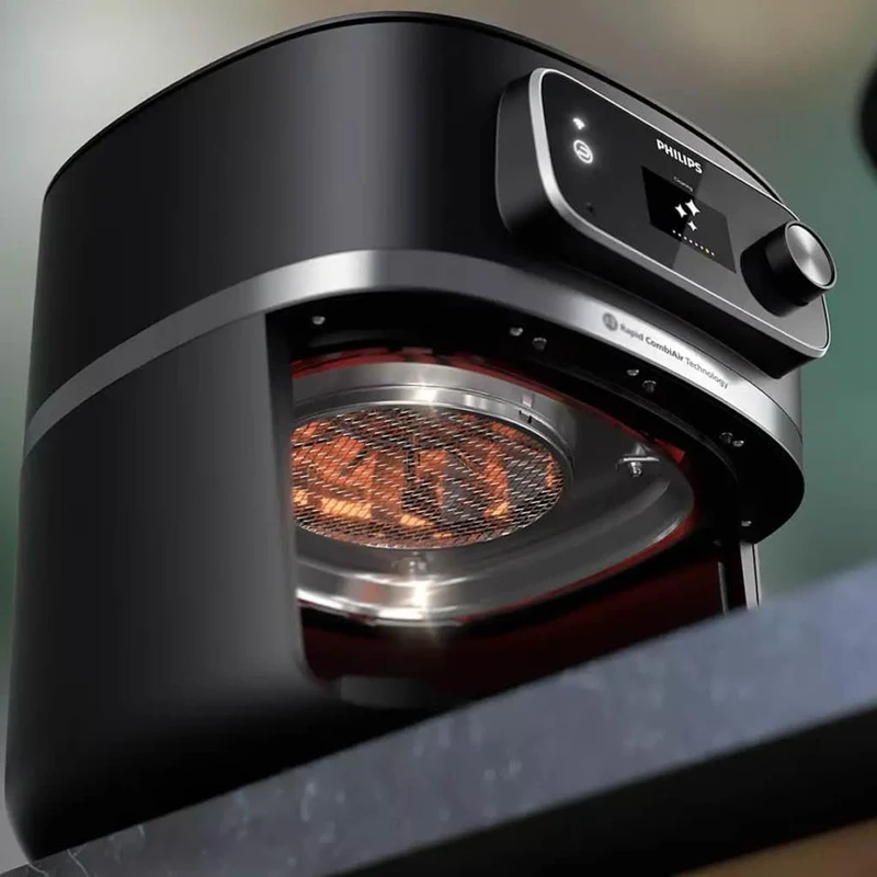 Friteuse Philips Séries Airfryer Combi XXL HD9880/90 Noir