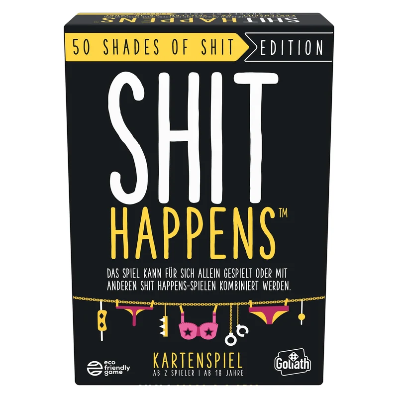 Goliath – Shit Happens: 50 Shades of Shit, Kartenspiel ab 18 Jahren, Gesellschaftsspiele für Erwachs