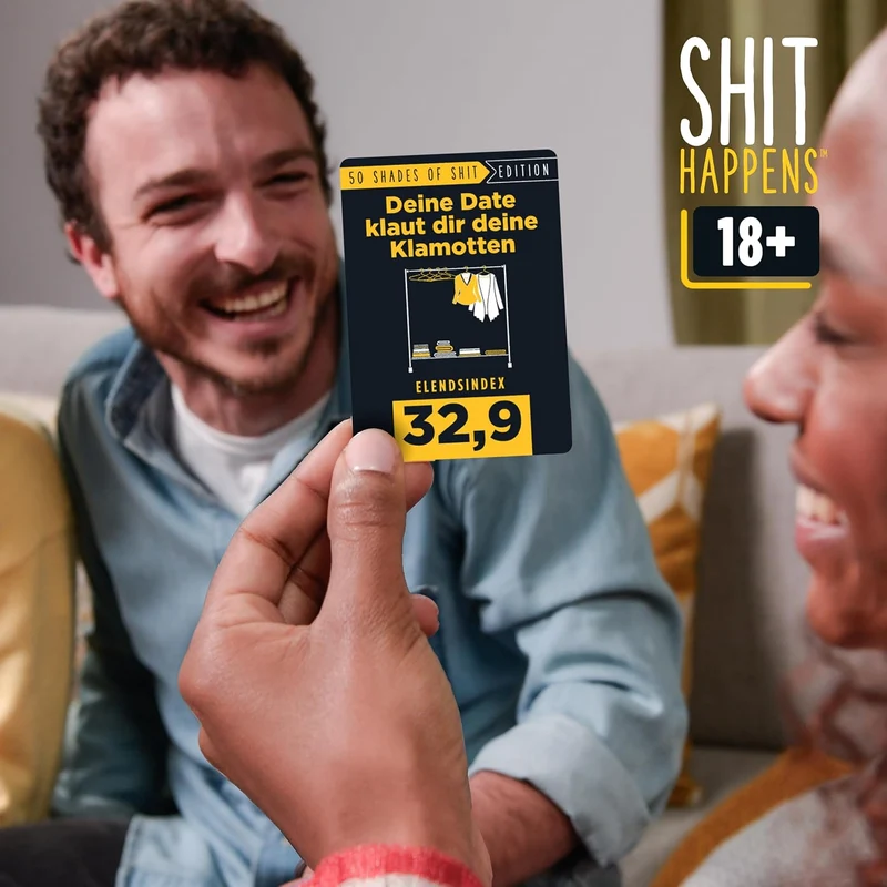 Goliath – Shit Happens: 50 Shades of Shit, Kartenspiel ab 18 Jahren, Gesellschaftsspiele für Erwachs