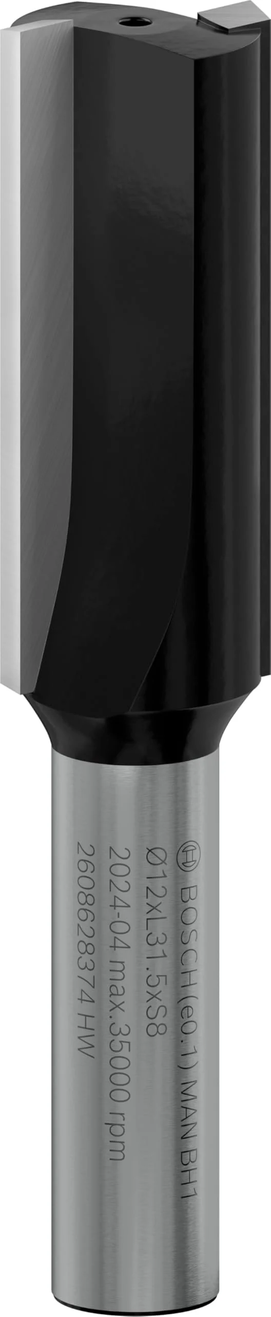 Bosch Professional Nutfräser Standard for Wood (für Holz, 12 mm, Arbeitslänge 31.5 mm, Zubehör Handf