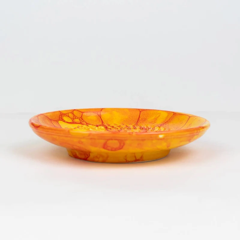 Keramikreibe "Pompas" 12cm für Knoblauch, Ingwer & Gewürze verschiedene Farben
