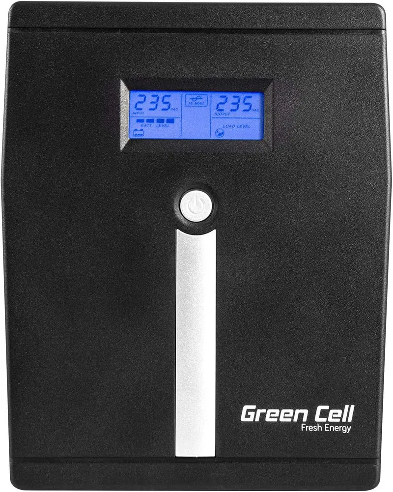 Green Cell 2000VA 1400W Überspannungsschutz 230V, UPS09, Multicolor