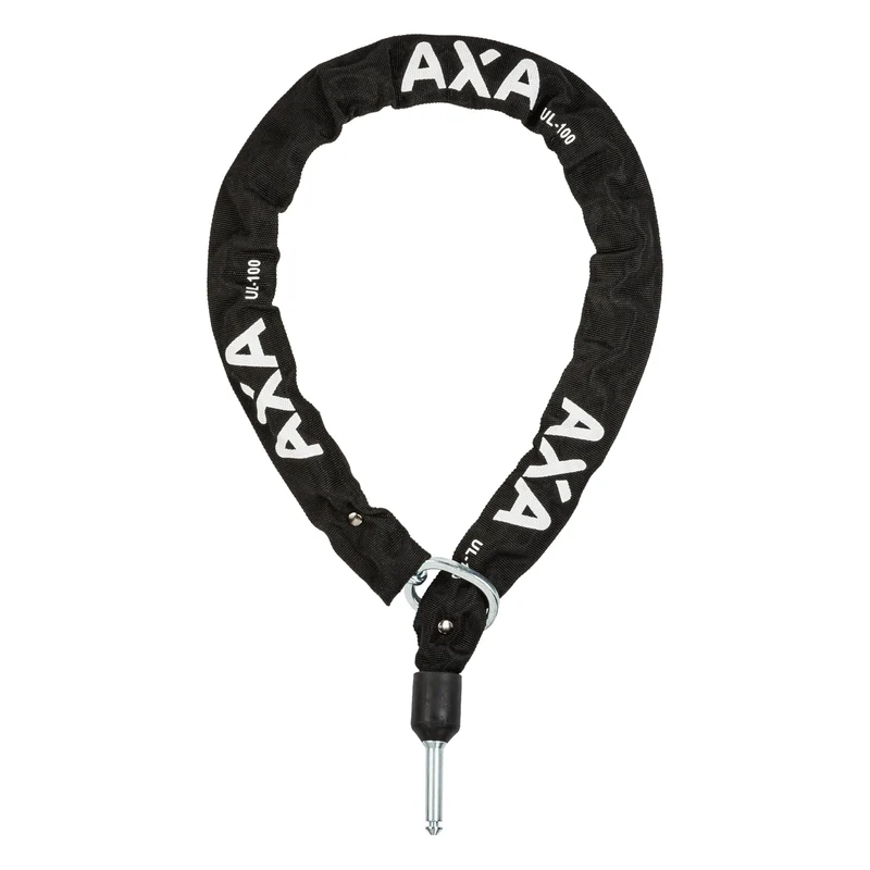 AXA ULC 100 Einsteckkette für Rahmenschlösser, Länge 100 cm, 5,5 mm gehärtete Stahlkettenglieder Gen