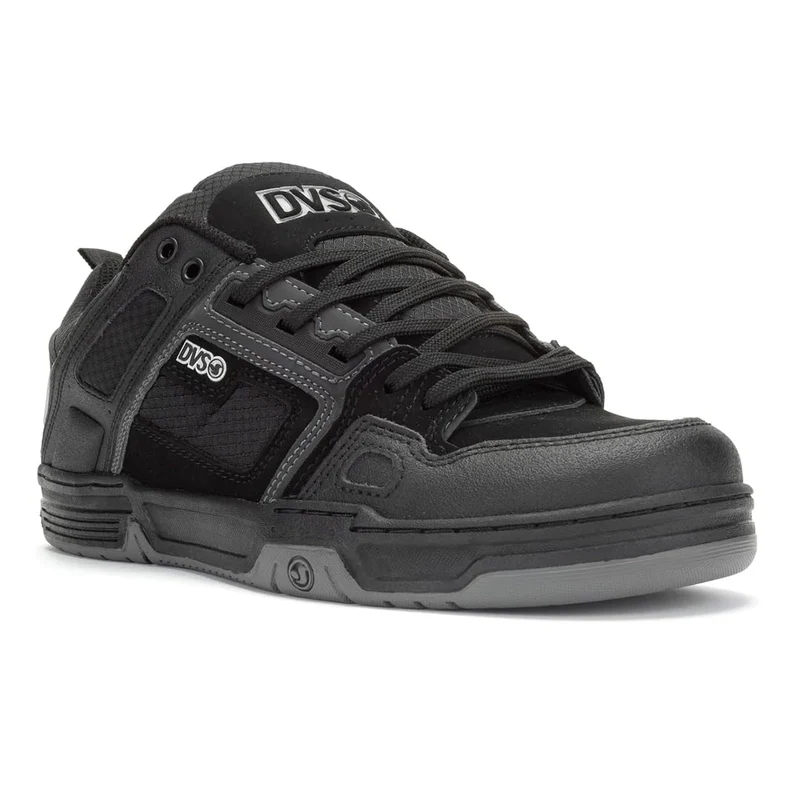 DVS Herren Comanche Skateboardschuhe, Schwarz Black Refl Charcoal Nubuck 985