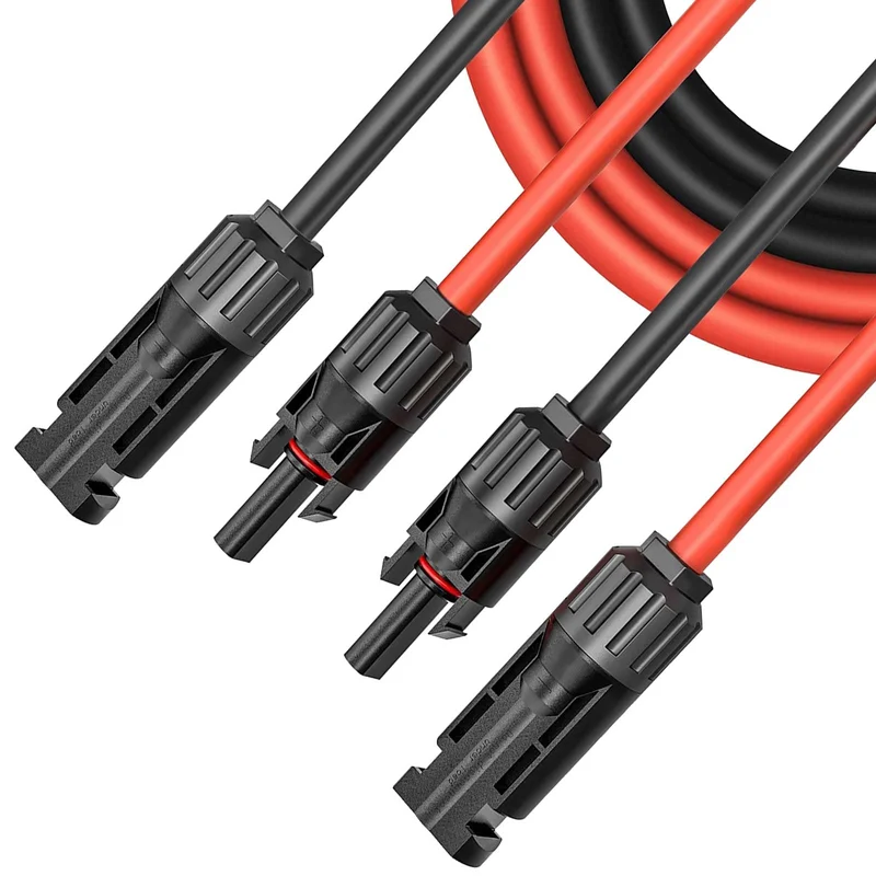 Gbformat Solarkabel 4mm2,Verlängerung 4MM² 10Meter, Solarstecker Solarkable Verlängerungskabel,pv Ka