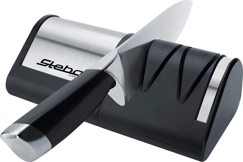Steba Elektrischer Messerschärfer KS 1, für alle Arten von Messern (Metall, Keramik), Diamant-Schlei