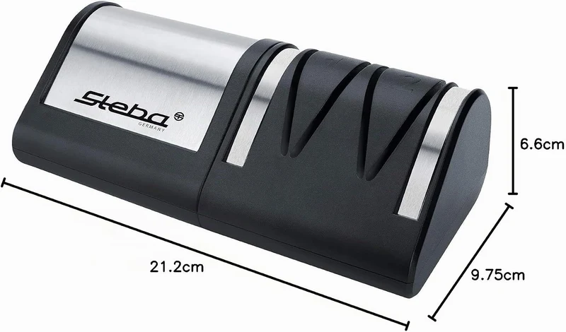 Steba Elektrischer Messerschärfer KS 1, für alle Arten von Messern (Metall, Keramik), Diamant-Schlei