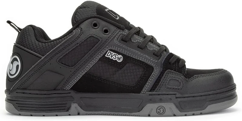 DVS Herren Comanche Skateboardschuhe 38 EU Schwarz Black Refl Charcoal Nubuck 985, 38 EU Schwarz Bla