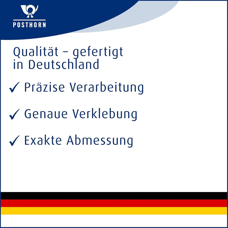 POSTHORN Briefumschlag DIN lang (1000 Stück), Briefumschlag ohne Fenster und mit selbstklebender Dop