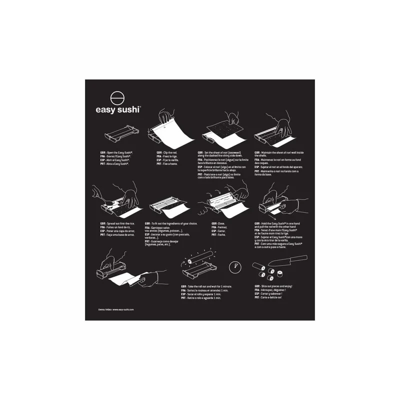 Sushiroller 2,5 Schwarz Easy Sushi