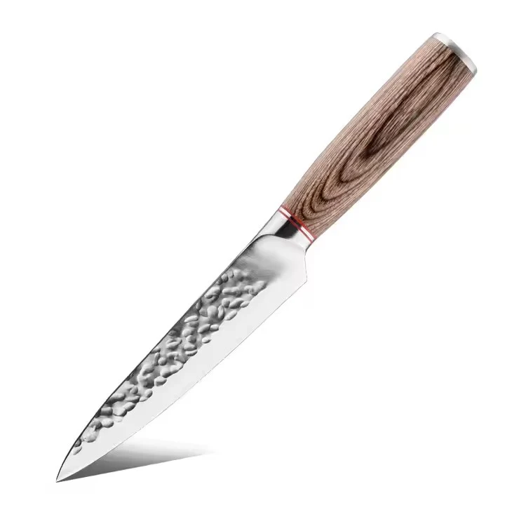 Schälmesser 10cm Griff Pakka Holz