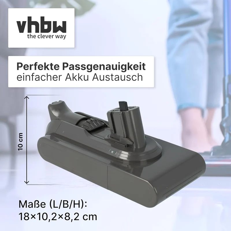 vhbw Akku kompatibel mit Dyson V11 Absolute Extra, Absolute+, 2020 Staubsauger (3600mAh, 25,2V, Li-I