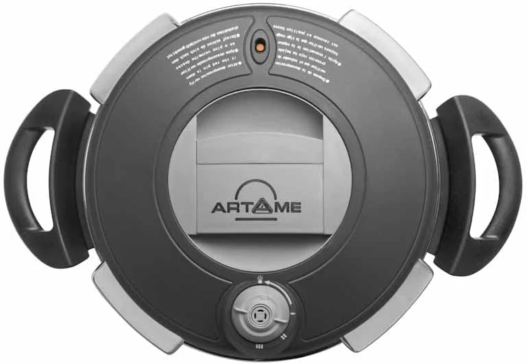 Artame Ovni Schnellkochtopf UFO, 6 l, Edelstahl, Silber