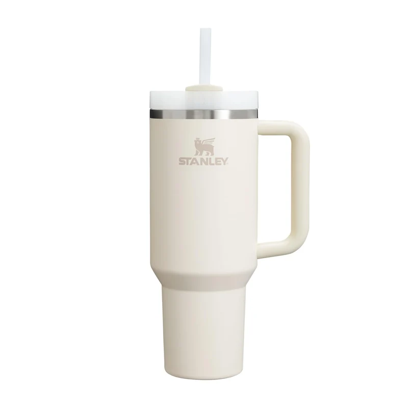 Stanley Quencher H2.0 FlowState Trinkflasche mit Strohhalm 1.2L - Thermobecher Kühlt 11 Stunden - 48