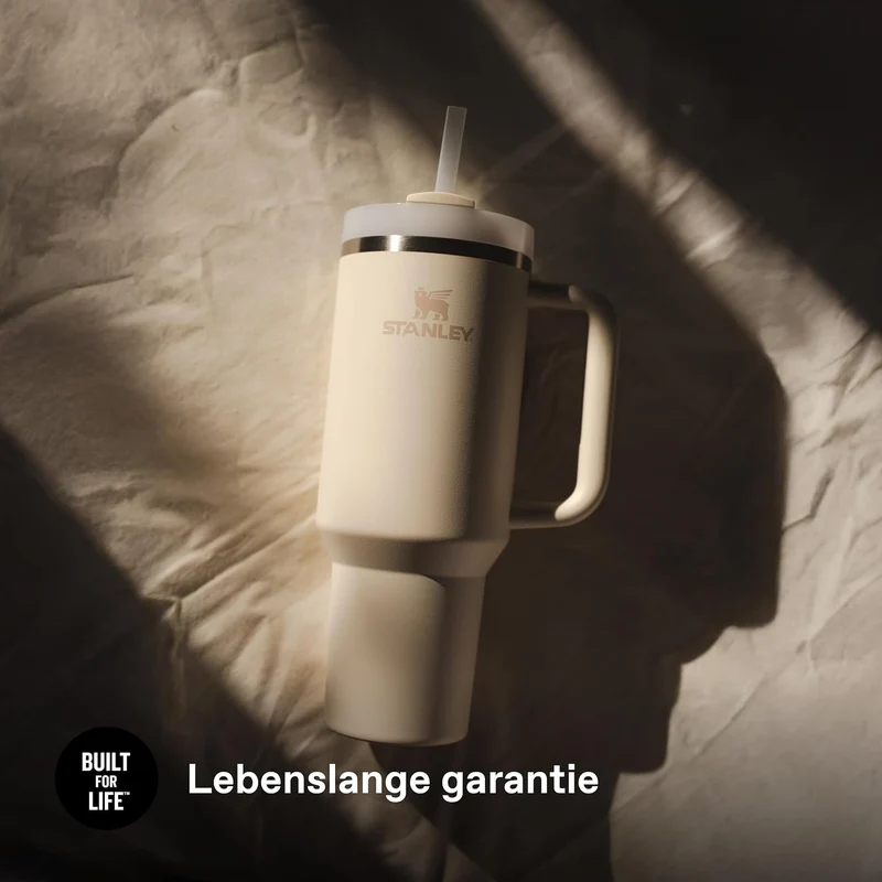 Stanley Quencher H2.0 FlowState Trinkflasche mit Strohhalm 1.2L - Thermobecher Kühlt 11 Stunden - 48