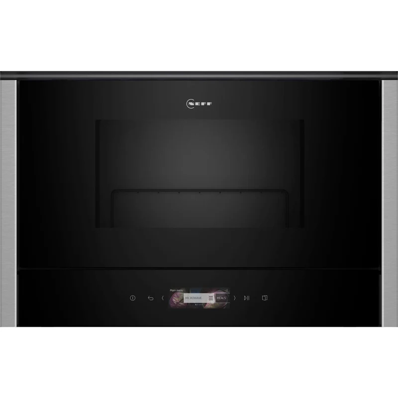 NEFF NR4GR31N1, N 70, Einbau-Mikrowelle, Integrierbare Mikrowelle mit Grill 40 x 60cm, Full Touch TF